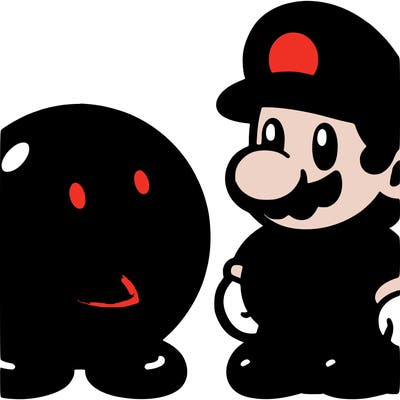 pac man meets mario
