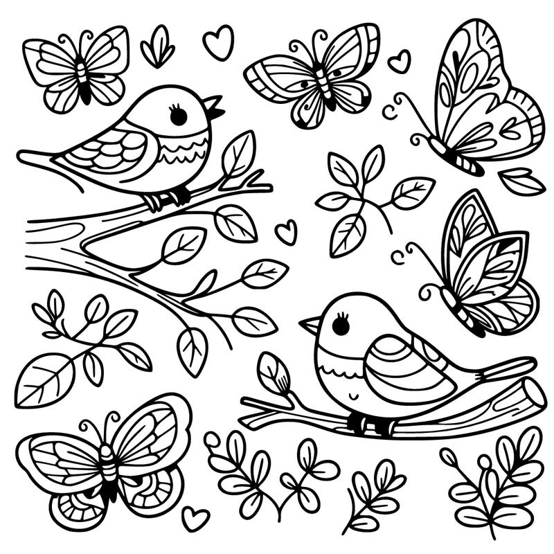 birds & butterflies