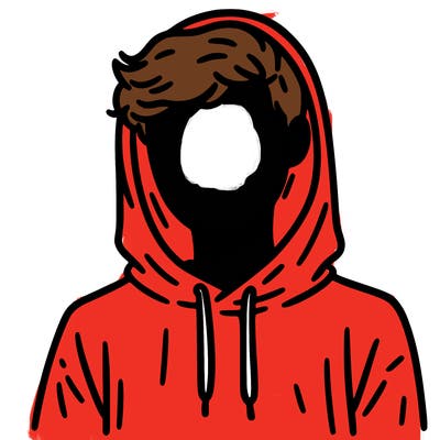 person in a hoodie