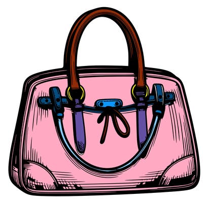 realistic handbag