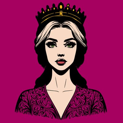 realistic beautiful queen