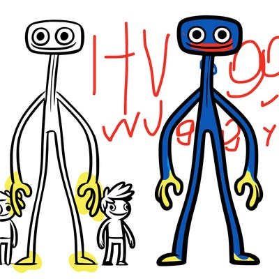 huggy wuggy from poppy playtime