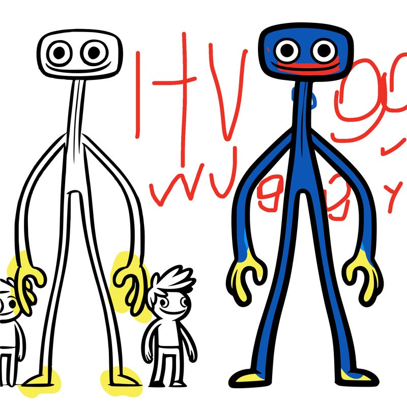 huggy wuggy from poppy playtime