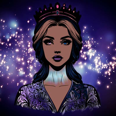 realistic beautiful queen