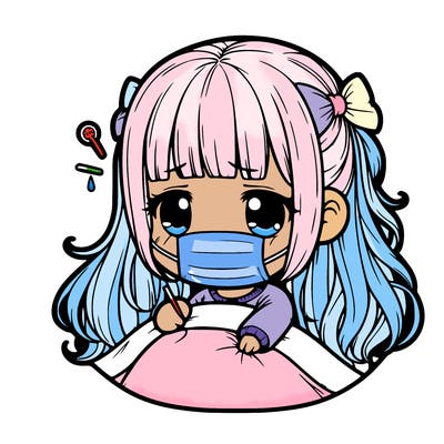 realistic sick girl