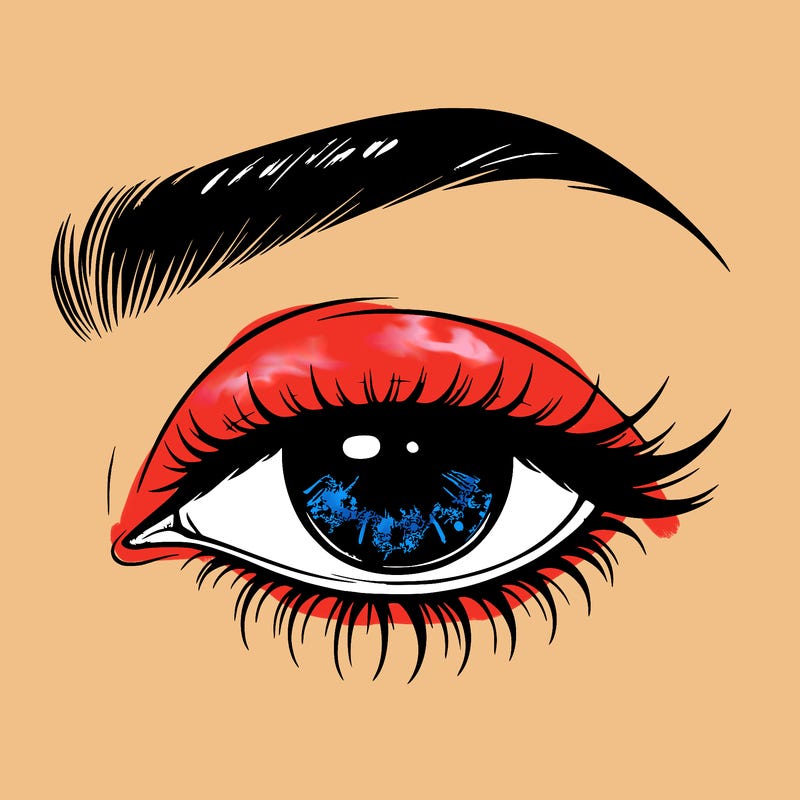 eye closed realistic