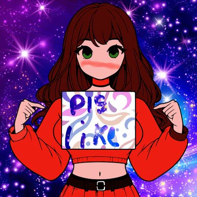 girl holding a blank sign in a long sleeve crop top