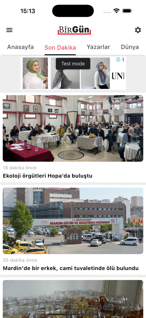 Birgün Gazetesi - トルコの現在の出来事を示すBirgün Gazetesiアプリからのモバイルニュースフィード