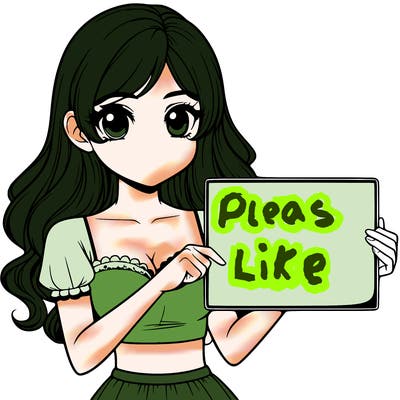 realistic pretty girl holding blank sign