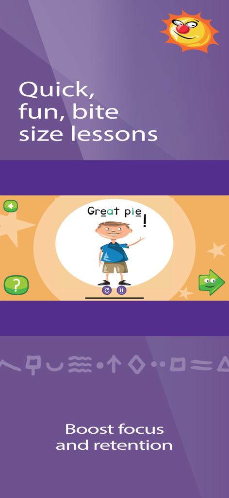Read Nardagani: Learn to Read - Read Nardagani app interface showing bite sized reading lessons with visual symbols
