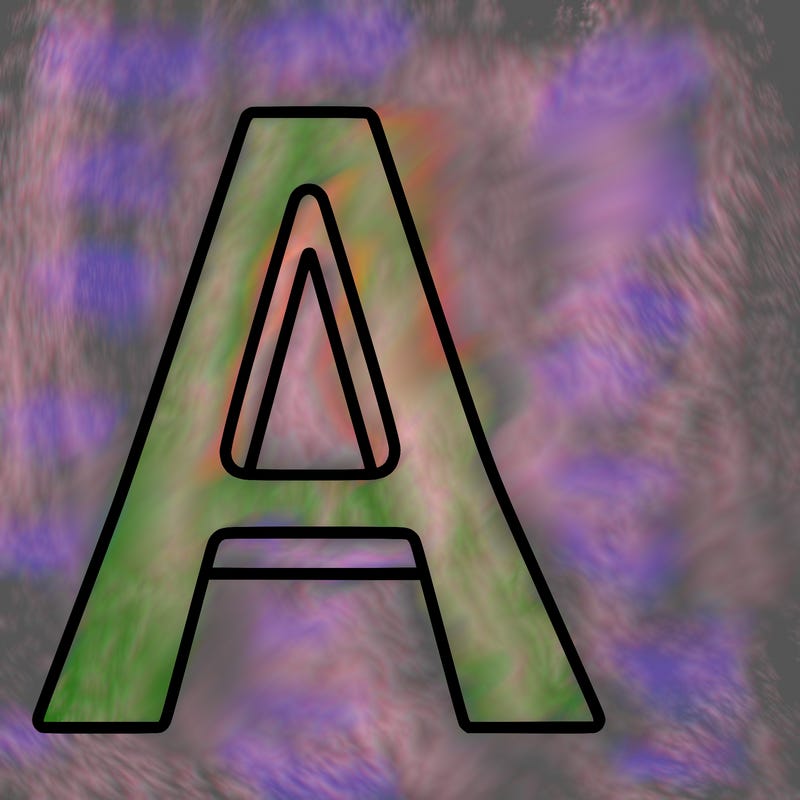 the letter "a" (capital letter)