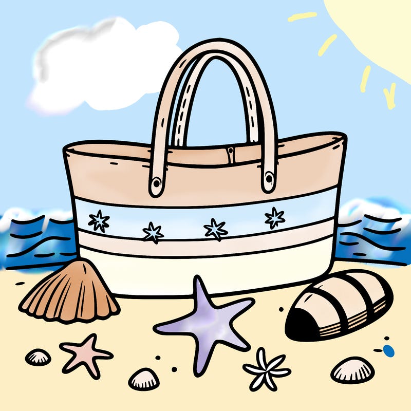 a beach bag