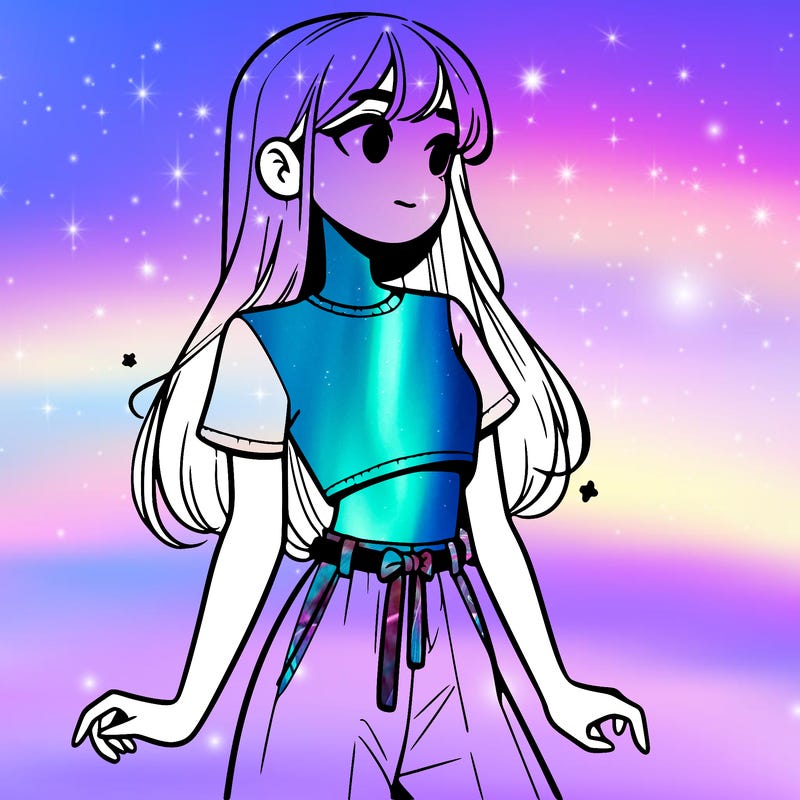 girl in a cute crop top