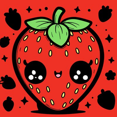 cute strawberry
