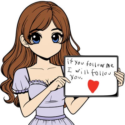 realistic pretty girl holding blank sign