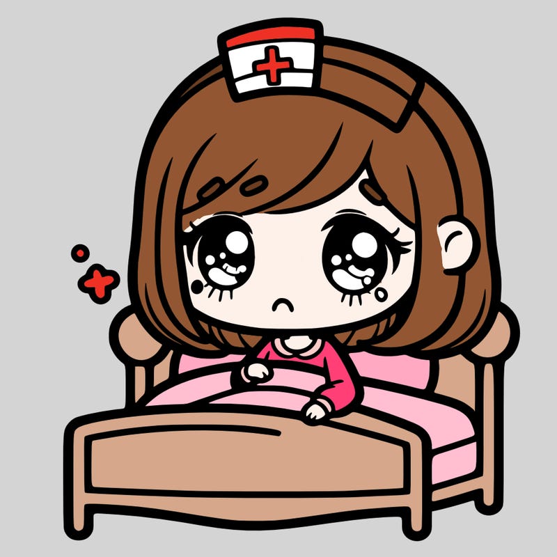 a sick girl