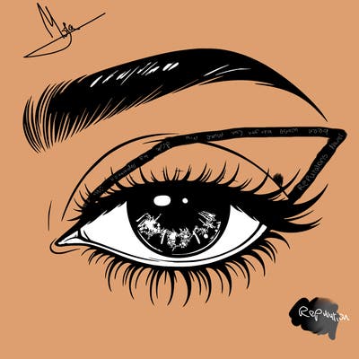 eye closed realistic