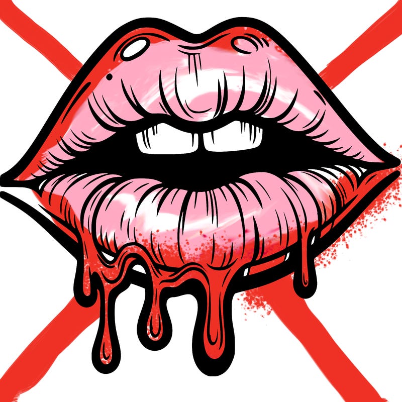 lips that look realistic and drip