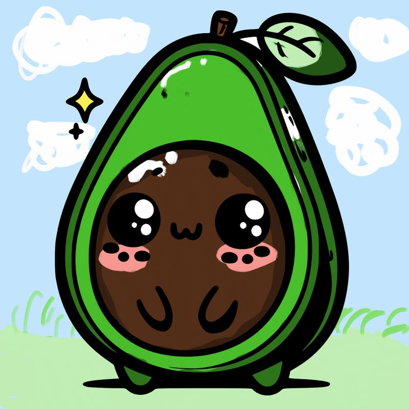 cute avocado