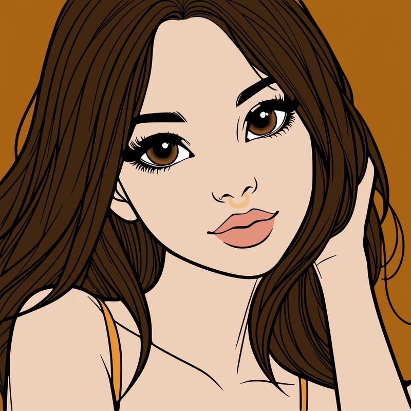 beautiful realistic girl