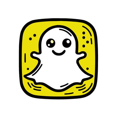regular snapchat logo