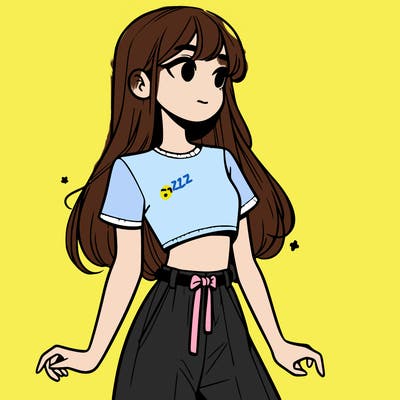 girl in a cute crop top