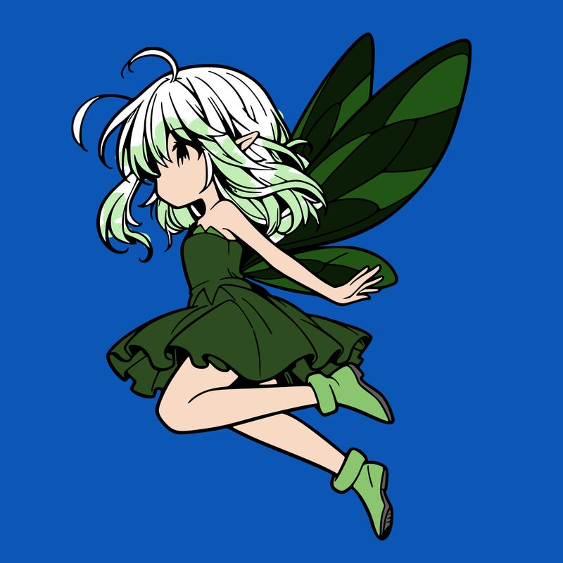 manga fairy flying