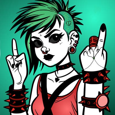 punk rock girl