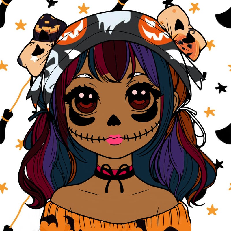 realistic girl halloween