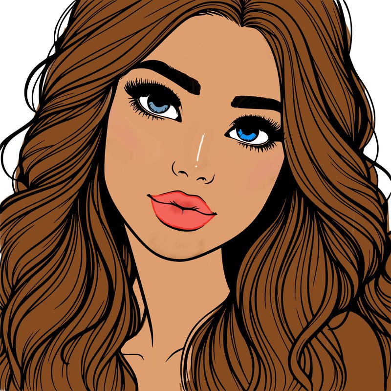 beautiful realistic girl