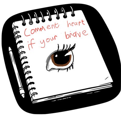 a blank sketch pad