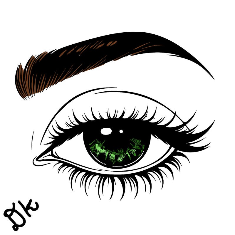 eye closed realistic