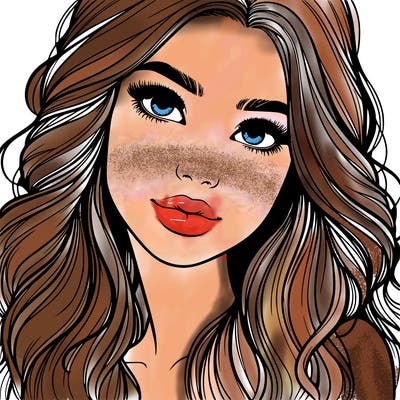 beautiful realistic girl