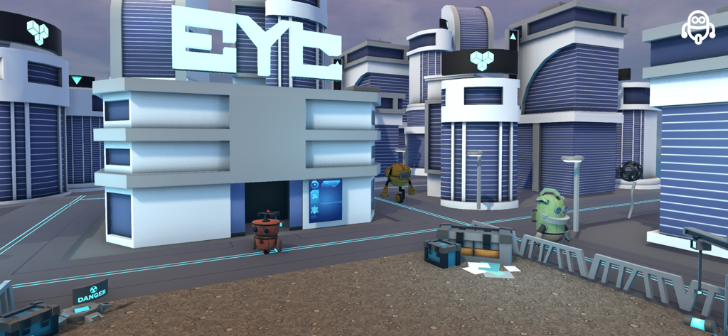 Corpus VR - Futuristic virtual city environment for gamified physical therapy training