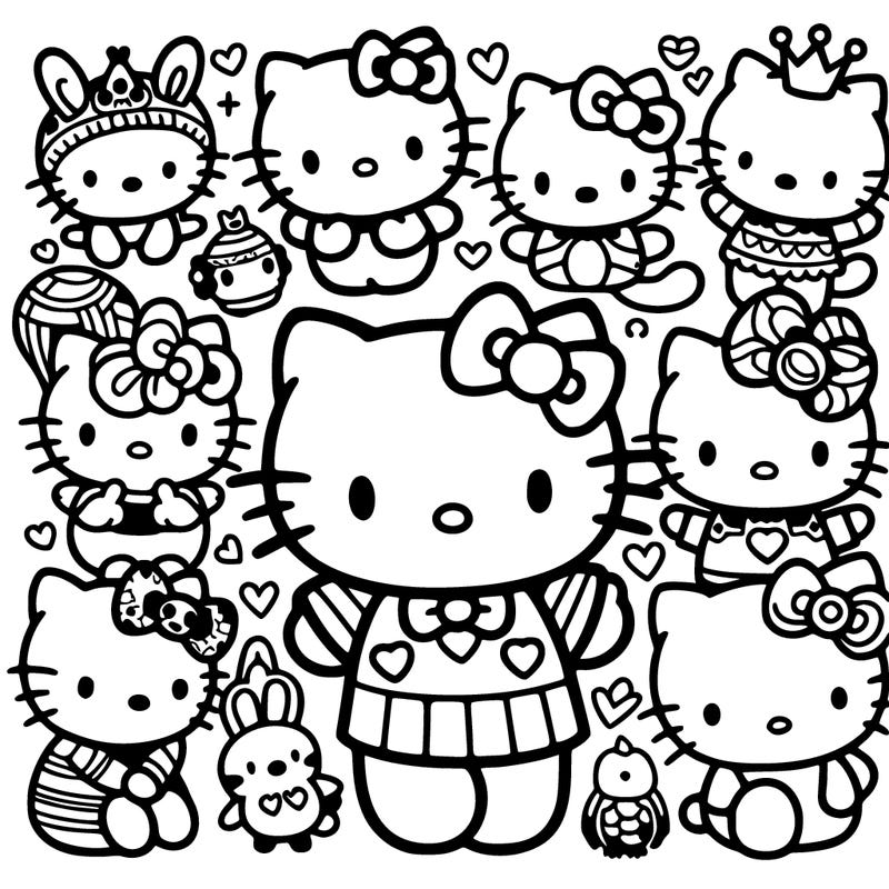 hello kitty characters