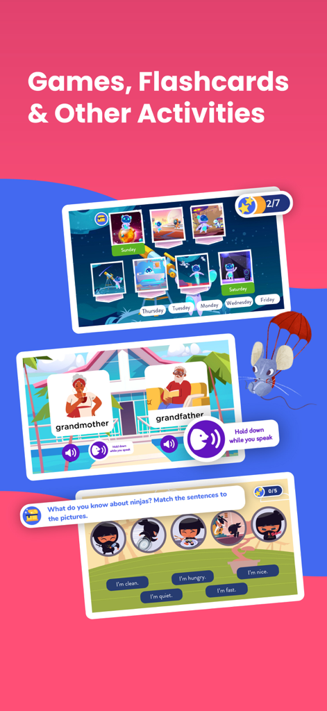 BOOKR Class Learn English - Juegos educativos, tarjetas didácticas y actividades interactivas para aprender inglés