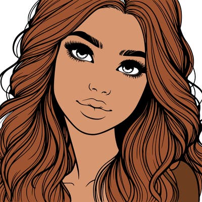 beautiful realistic girl