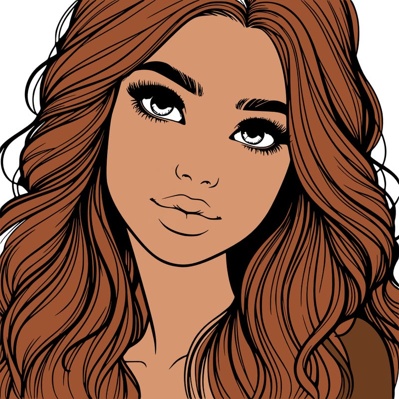 beautiful realistic girl