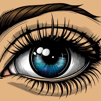 realistic eye