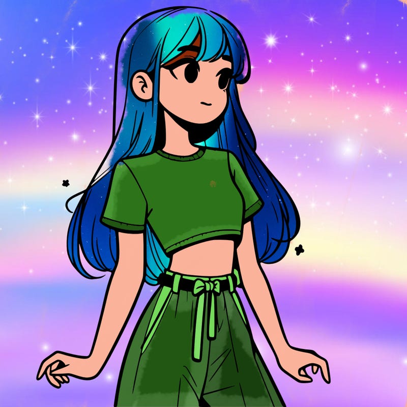 girl in a cute crop top