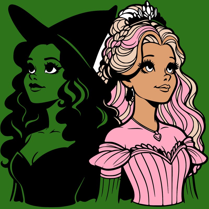 'elphaba and glinda (realistic)