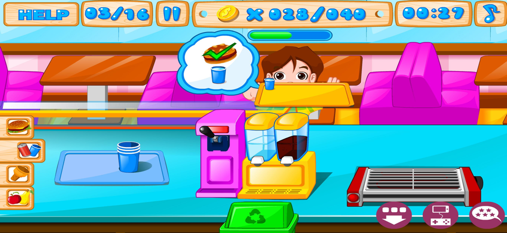 Fast food restaurant Trainee | Fun Cooking & Service Simulator
