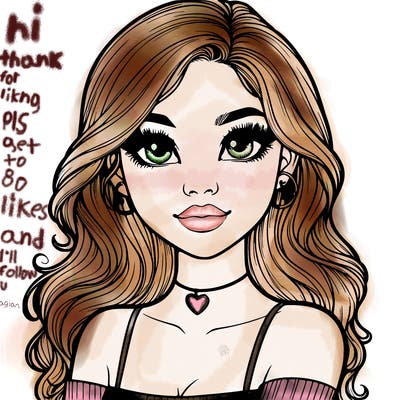 realistic pretty girl