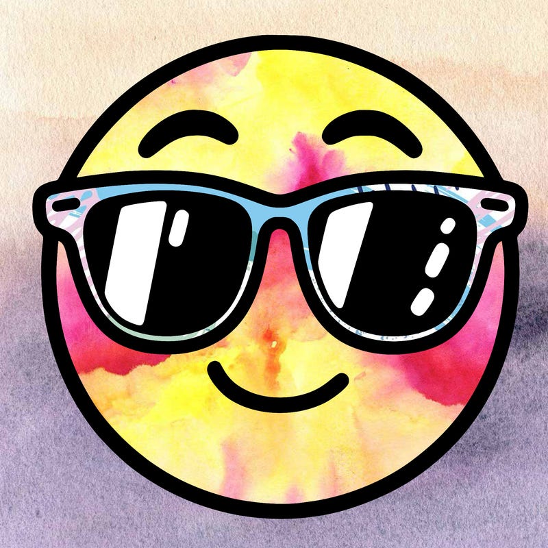 emoji with sunglasses