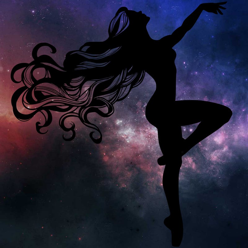 realistic woman dancer