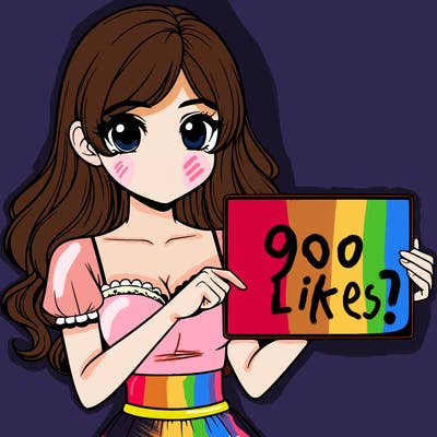 realistic pretty girl holding blank sign