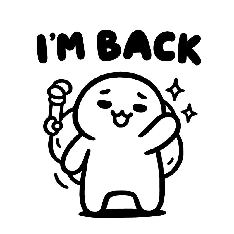 i'm back