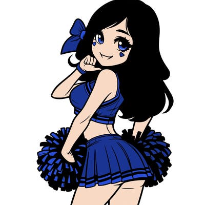realistic cheerleader