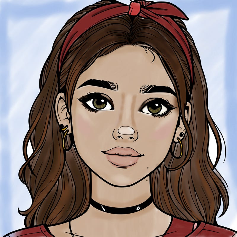 realistic teenage girl