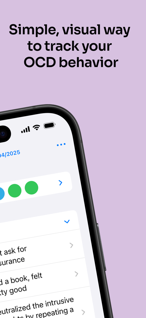 Respond: OCD Tracker - Medical App | MWM
